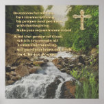 Philippians 4:6 christian poster
