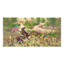 Philippine American War Battle of Quingua 1899 Customized Photo Card