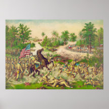 Philippine American War Battle of Quingua 1899 Poster