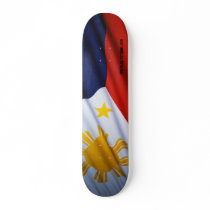 Philippine flag skateboard
