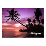 Philippine Sunset Scenery Pocket Calendar 2011 business cards
