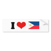 Philippines Flag Bumper Sticker