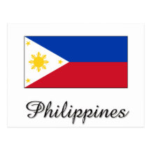 Philippines Flag Design Post Card