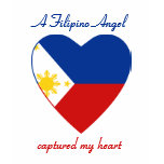 Philippines Flag Heart Custom T-Shirt