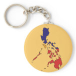 Philippines flag map key chains