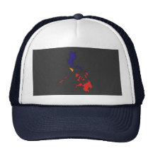 Philippines flag map mesh hat