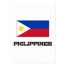 Philippines Flag Postcard