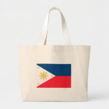 Philippines Flag Tote Bag