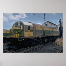 Philippines, PNR GE road unit Poster
