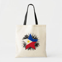 Philippines Star Canvas Bag