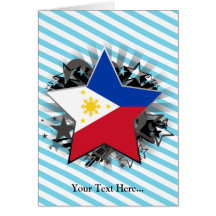 Philippines Star Greeting Card