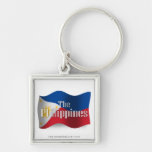 Philippines Waving Flag Keychain