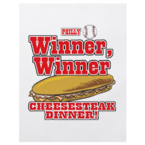 Philly Baseball Winner Winner Cheesesteak Dinner Full Colour Flyer