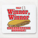 Philly Baseball Winner Winner Cheesesteak Dinner mousepads
