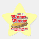 Philly Baseball Winner Winner Cheesesteak Dinner Star Sticker