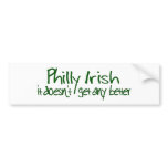 Philly Irish bumper stickers