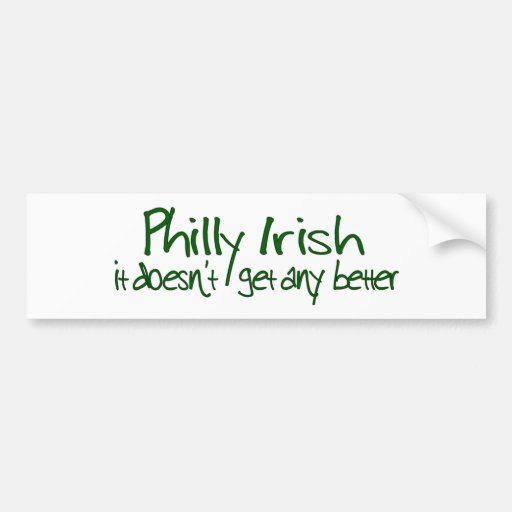 Philly Irish Bumper Stickers