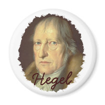 Philosopher Georg Hegel Fridge Magnets