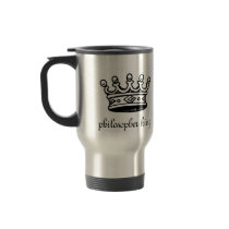 Philosopher King travel mug (right-hand)