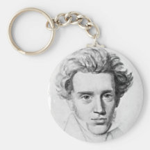 Philosopher Soren Kierkegaard Key Chains