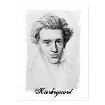 Philosopher Soren Kierkegaard Post Card