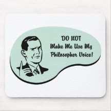 Philosopher Voice Mouse Pads