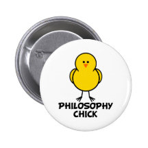 Philosophy Chick Button