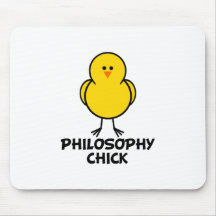 Philosophy Chick Mouse Mat