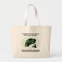 Philosoraptor Toast and Toasters Canvas Bags