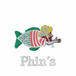 Phin's Black Men's Polo embroidered shirts