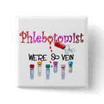 Phlebotomist gifts buttons
