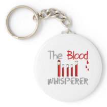 Phlebotomist Gifts "The Blood Whisperer" Keychain