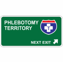 Phlebotomy Next Exit Photo Cut Out