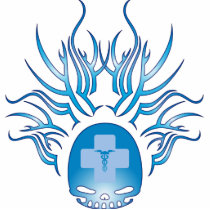 Phlebotomy Skull Acrylic Cut Outs