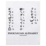 Phoenician Alphabet (Linguistics Cryptography) Flyer Design