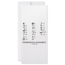 Phoenician Alphabet (Linguistics Cryptography)