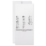 Phoenician Alphabet (Linguistics Cryptography) rack cards