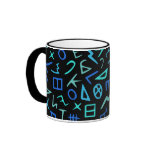 Phoenician alphabet mugs