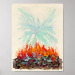 PHOENIX BIRD by SHARON SHARPE Poster