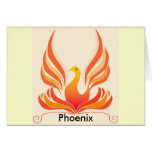 Phoenix bird cards