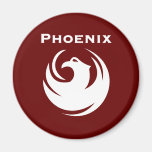 Phoenix city flag refrigerator magnet