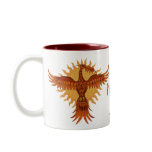 Phoenix fire bird cool mug design