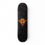 Phoenix fire bird cool skateboard design