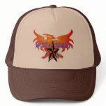 Phoenix Fire Bird Purple Baseball Hat Customised