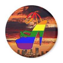 Phoenix Pride Fridge Magnet