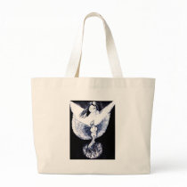 PHOENIX RISING FROM ASHES CANVAS BAGS