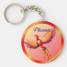 Phoenix Rising Keychain
