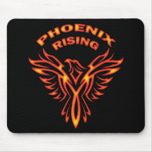 PHOENIX RISING MOUSE PAD