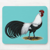 Phoenix:  Silver Duckwing Rooster Mouse Pads