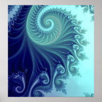 Phoenix - THE BLUE SPIRAL Print